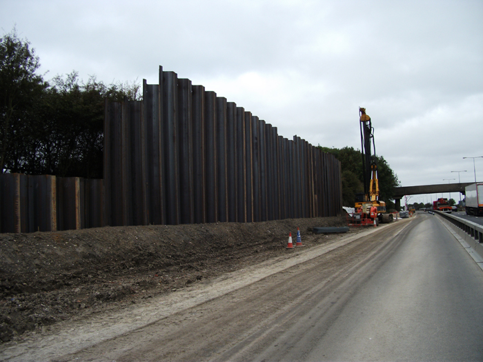 Doos damwanden - Staalconstructies