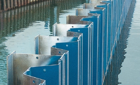 Gecombineerde Damwand muren