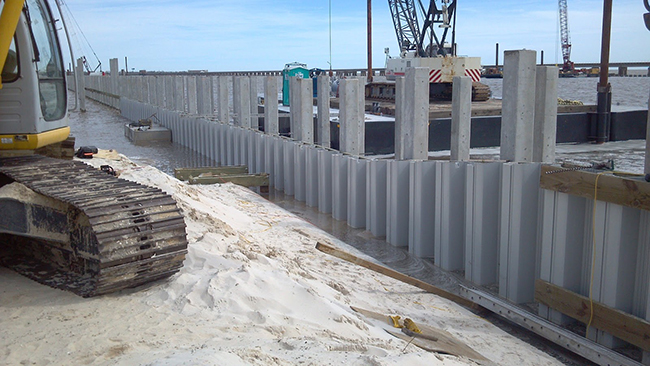 Kunststof Damwand voor Rendabele Construction