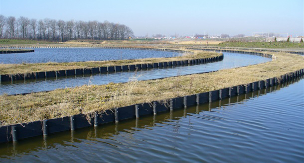 Statisch drukken damwanden