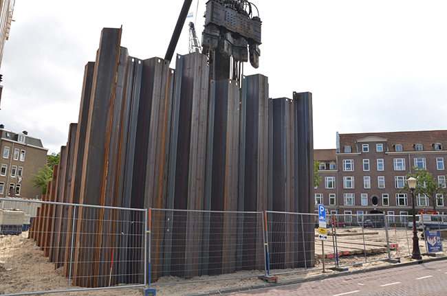 Damwand installatietechnieken