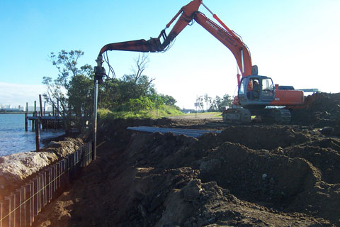 Damwand Wandbouw