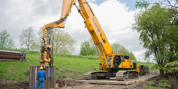 Damwanden Hammers voor Graafmachine